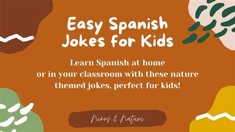 Funny Spanish Jokes For Kids Learn Spanish With Kids Youtube