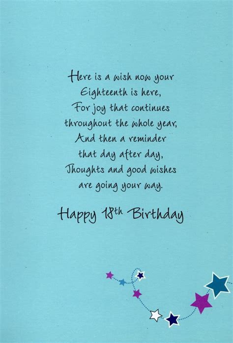 Happy 18th Birthday Greeting Card Cards