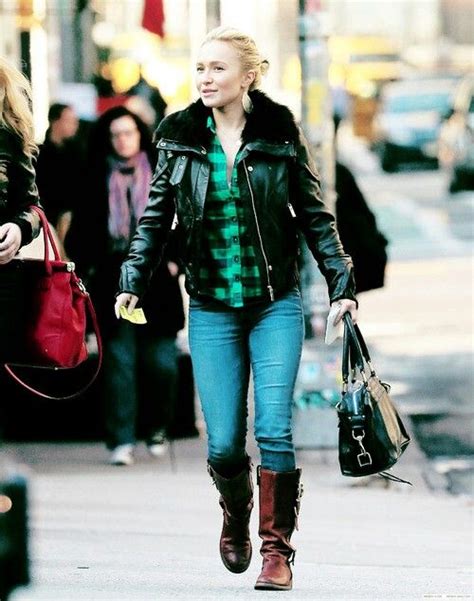 Pin By Faisal Gh On Hayden Panettiere Fashion Leather Jacket Style