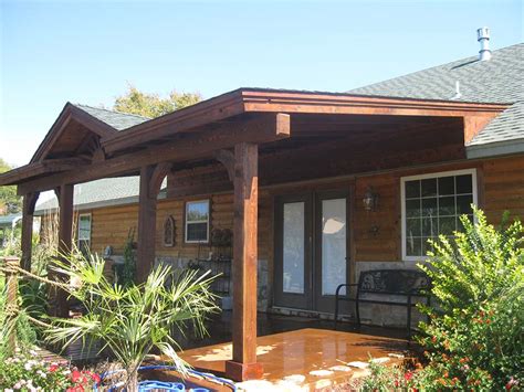 Roofed Backyard Patio Cover With Sunburst Hundt Patio Covers And Decks