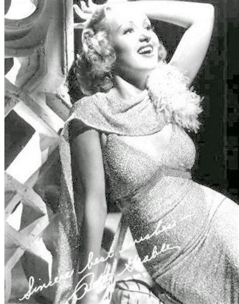 Publicity Portrait Of Betty Grable Movie Star Singer Etsy