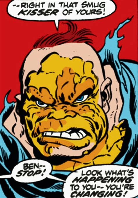 Ben Grimm Becoming The Thing Fantastic Four Art By John