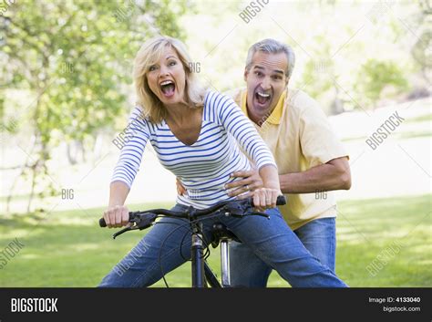 Couples On Bike Image And Photo Free Trial Bigstock