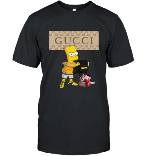 Gucci Bart Simpson T Shirt Violette And Léonie Bart Simpson T Shirt Simpsons Shirt Simpsons