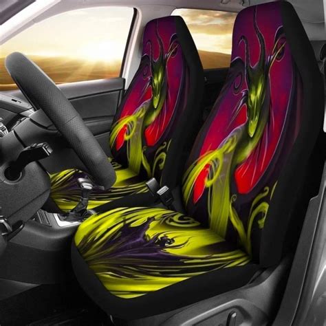 Maleficent Power Car Seat Covers Fit Fit Apparel