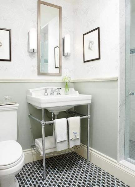 Trendy Bath Room Vintage Tile Pedestal Sink 58 Ideas Small Bathroom