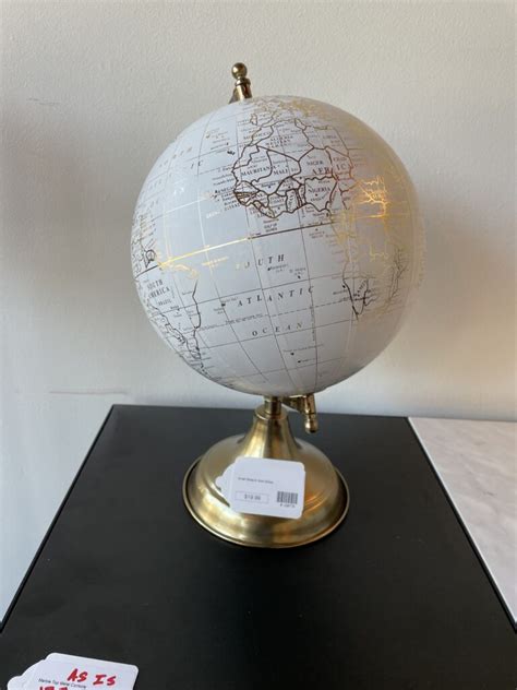 Small White And Gold Globe Ballard Consignment
