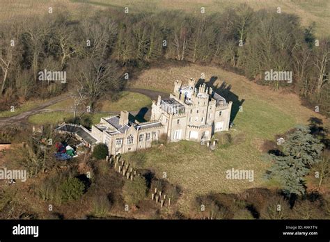 High Level Oblique Aerial View North West Of Hilfield Castle Elstree