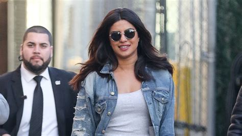 Priyanka Chopras Off Duty Style At Jimmy Kimmel Live Vogue
