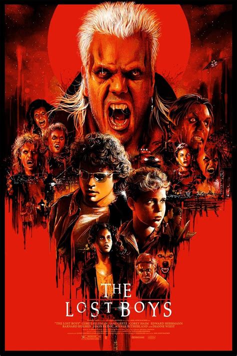 Prints The Lost Boys Print Cult 80s Horror Movies Limited Edition Print