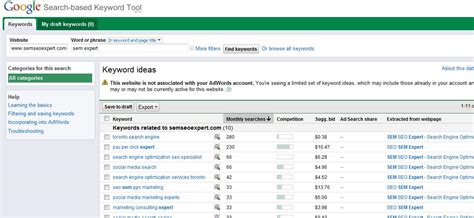 Google's keyword planner tool offers marketers and advertisers plenty of valuable keyword data that's why wordstream's free keyword suggestion tool is an ideal, open alternative to google's. Google Search Based Keyword Tool - SKTool | PPC ...