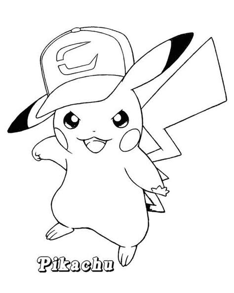 Desenhos Do Pikachu Para Imprimir E Colorir Pintar