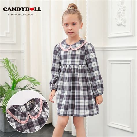 Candydoll Fall New Girl Style Long Sleeve Dress Supersoft Grinding