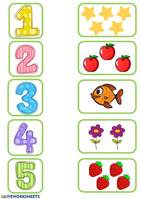 Número Y Cantidad Ficha Interactiva Math Activities Preschool Kids