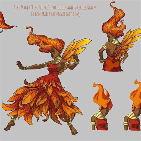 Regram Nubiamancy Fire Mage Illustrated By Benmaierart For The