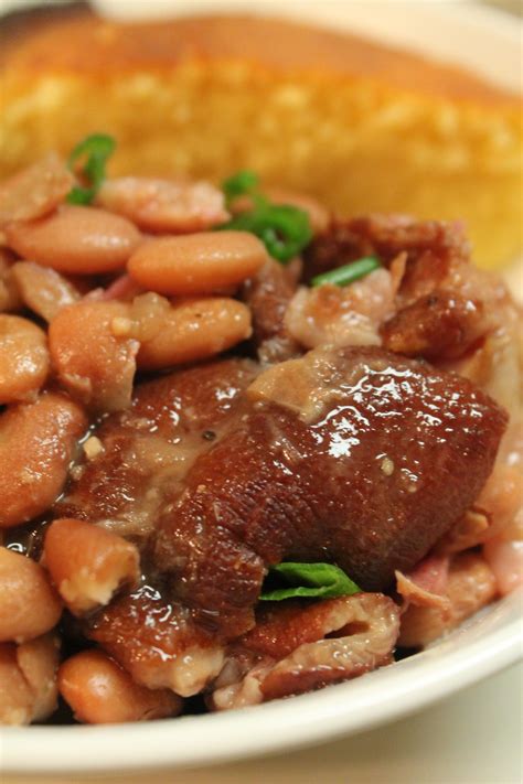 After 12 hours, drain the water and move the beans to a large pot. Southern Pinto Beans and Hamhocks Made in the Crock Pot ...