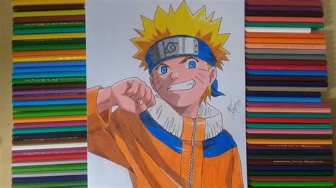 Speed Drawing Naruto Uzumaki Naruto Artvenicius Youtube