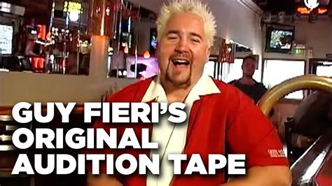 Guy Fieris Original Audition Tape From 2005 Food Network Youtube