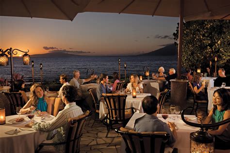 Award Winning Dining At Mauis Wailea Resorts Sfgate