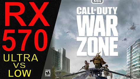 Call Of Duty Warzone Rx 570 4gb Low Vs Ultra 1080p Ainda DÁ