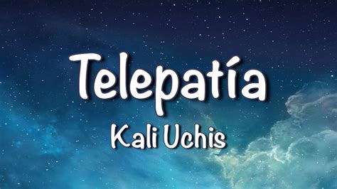 Kali Uchis Telepatía Lyrics YouTube