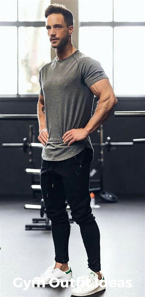 9 Gym Outfit Ideas For Men Mens Workout Clothes Mens Outfits Gym