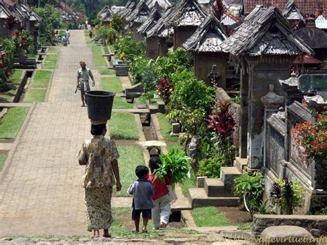 Village Life Penglipuran Bali Village Life Bali Village