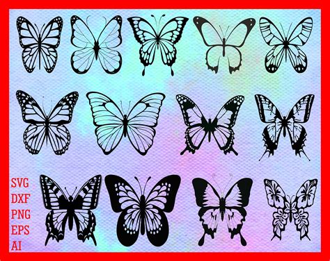 Butterflies Svgbutterfly Svgbutterfly Svg Cricutbutterfly Svg