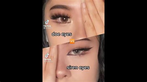 doe eyes 🆚 siren eyes youtube