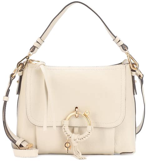 See By Chloé Joan Small Leather Shoulder Bag In Beige Natural Lyst