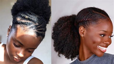 Beautiful Styles For C Natural Hair Youtube