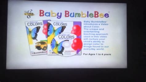 Closing To Baby Bumblebee 123 Volume 2 Dvd Youtube