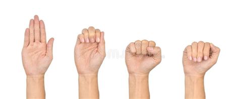 Hand Closing Exercises Fingers Joints And Hands Health Stock Image
