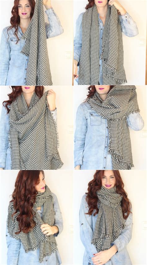 How To Wear A Blanket Scarf 5 Different Ways To Tie Them