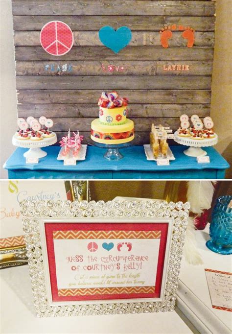 My first shower with a suit and tie on. Peace & Love Themed Baby Shower // Hostess with the Mostess®