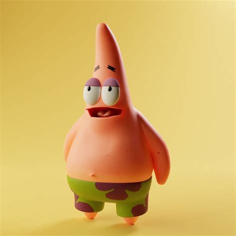 spongebob 3D Patrick Star | CGTrader