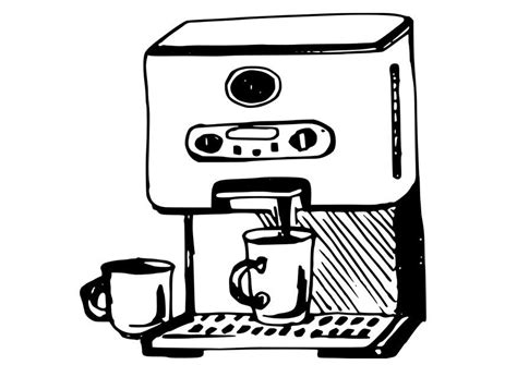 Download Coloring Page coffee maker - free printable coloring pages ...