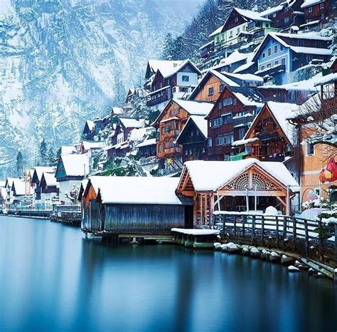 Winter In Hallstatt Austria Pics