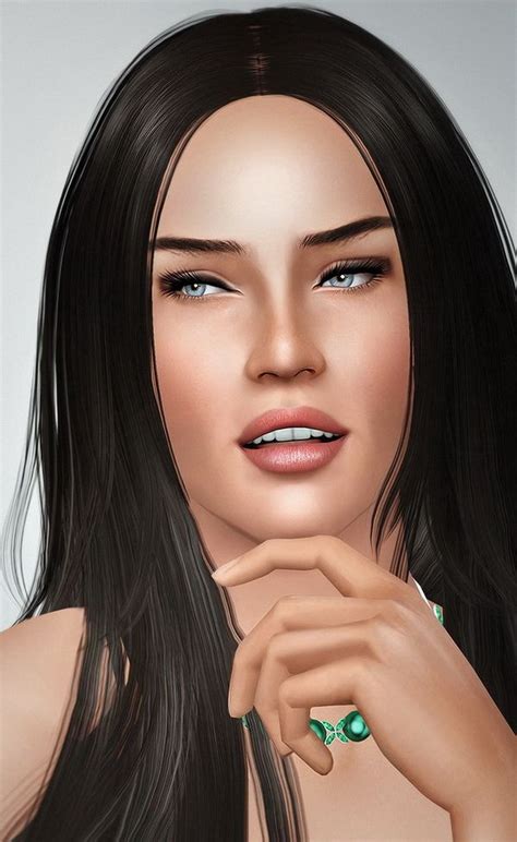 Kurasoberina Megan Fox Sim Model By Kurasoberina Sims 3 Downloads Cc