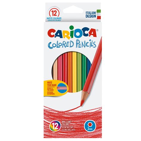 Creioane Colorate Carioca 12 Culoriset Office Direct