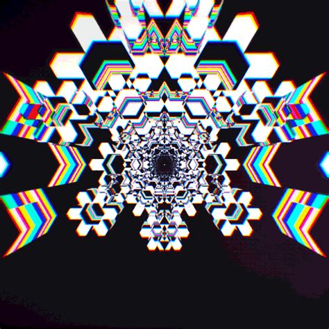 Hexeosis Hexagon Trippy Cosmic