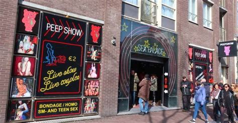 amsterdam peep show in the red light district live sex showsamsterdam red light district tours