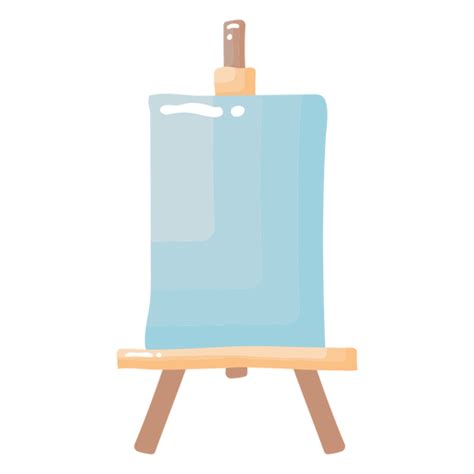 Glossy Painting Easel Transparent Png And Svg Vector File