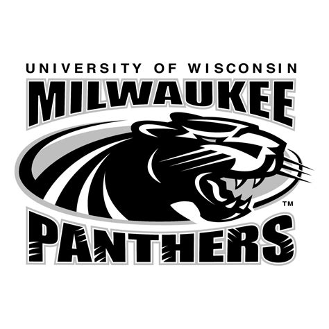 Wisconsin Milwaukee Panthers Logo Black And White Brands Logos