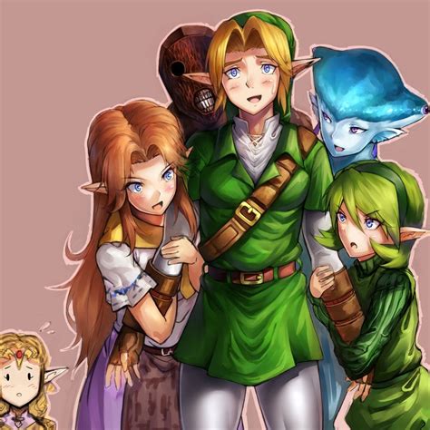 Link And The 5 Princesses Again With A Redead The Legend Of Zelda
