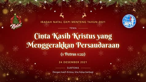 Ibadah Malam Natal 24 December 2021 Youtube
