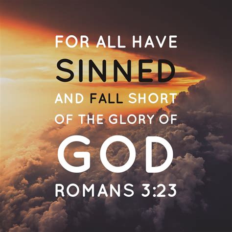 Romans 323 For All Have Sinned Free Download Bible Verses To Go