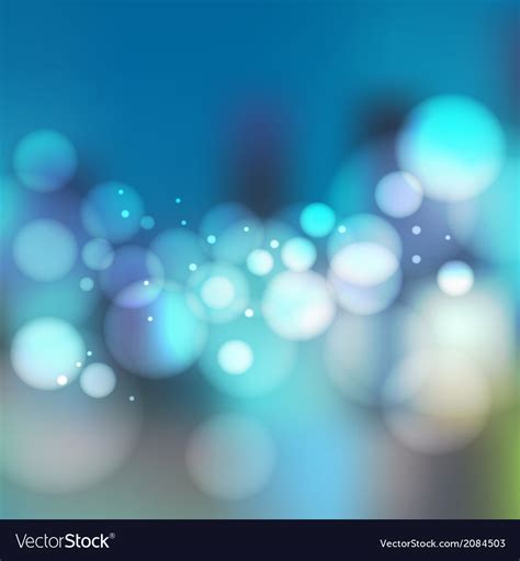 Abstract Blur Night City Background Royalty Free Vector