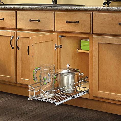 Rev A Shelf 15 Inch Wide 20 Inch Deep Base Kitchen Cabinet Pull Out