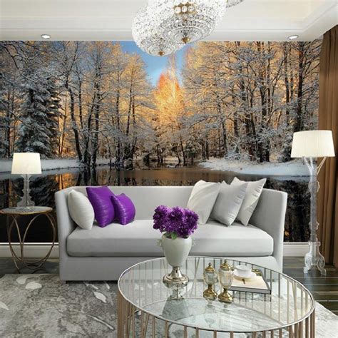 20 Awesome Wall Murals For Living Room Home Decoration And